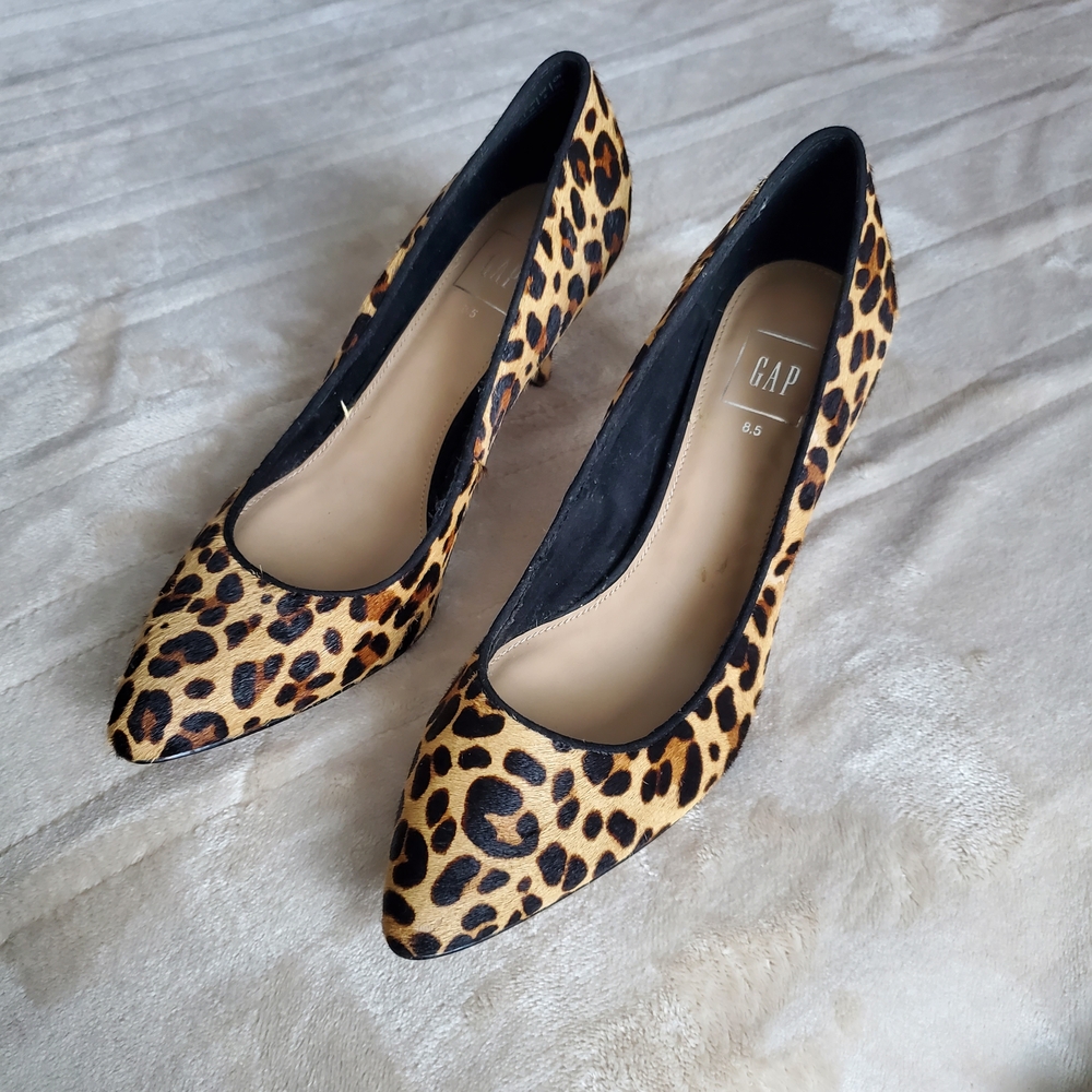 GAP Leopard Print Heels for Women